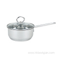 Stainless Steel Milk Pot with Long Handle